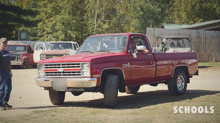 Maroon square body